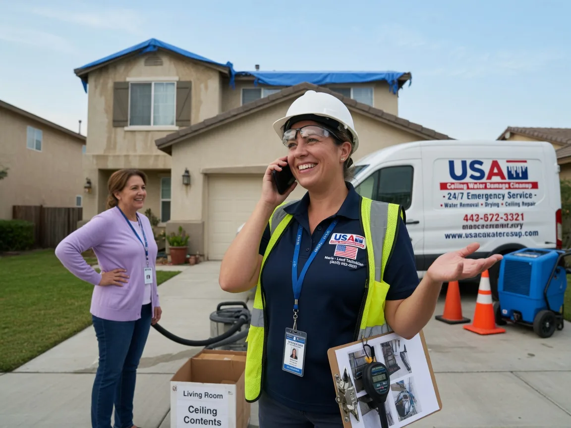 Ceiling Water Damage Restoration Kopperl, TX FAQs